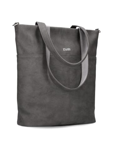 Zwei Mademoiselle M145 - Shopper in nubuk-stone