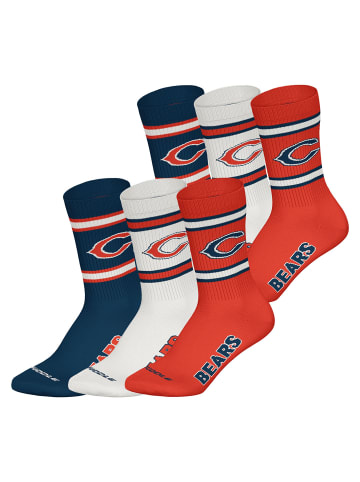 NFL Freizeitsocken Chicago Bears Crew in WHT/ORG/NNY