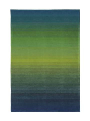 Kurzflor Teppich Dorothea 5040 in Blau Grün