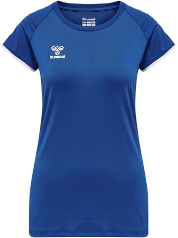 Hummel Hummel T-Shirt Hmlcore Volleyball Damen Atmungsaktiv Dehnbarem Feuchtigkeitsabsorbierenden in TRUE BLUE