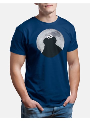 Sesamstraße T-Shirt Cookie Monster Moonnight in navy