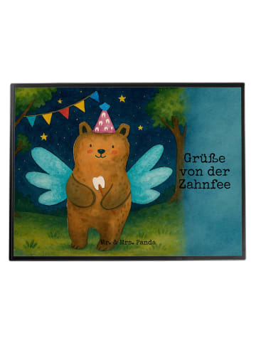 Mr. & Mrs. Panda tischmatte Bär Zahnfee Design mit Spruch in Weiß