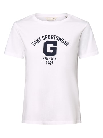 Gant T-Shirt in weiß