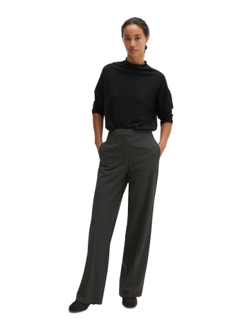 Marc O'Polo Glencheck-Flanellhose relaxed in Dark Grey