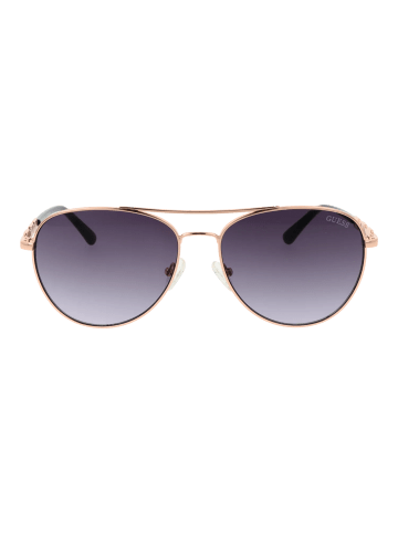 Guess Damen Sonnenbrillen Aviator Roségold