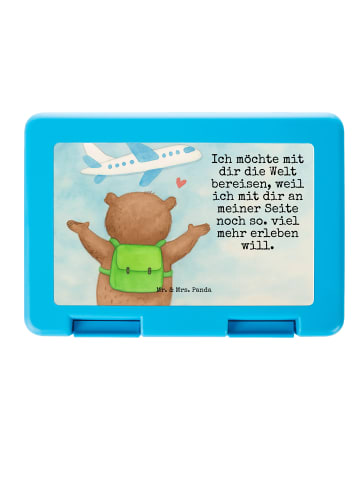 Mr. & Mrs. Panda Aufbewahrungsbox Bär Flugzeug Design mit Spruch in Weiß