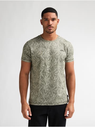 Petrol Industries T-Shirt mit Allover-Print Cromo in Grün