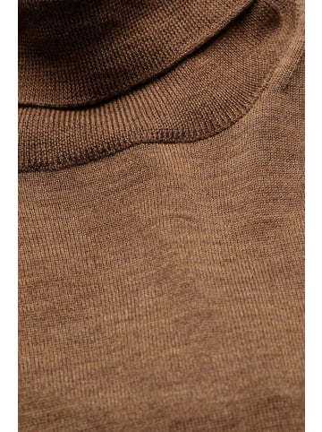DIGEL Rollkragenpullover für Herren in braun