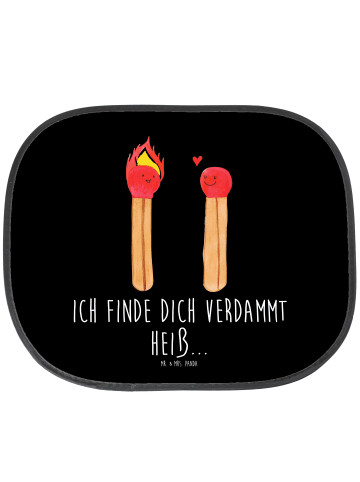 Mr. & Mrs. Panda Sonnenschutz Fenster Auto Streichhölzer mit Spruch in Schwarz