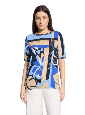 Betty Barclay Casual-Shirt mit Tunnelzug in Dunkelblau/Blau