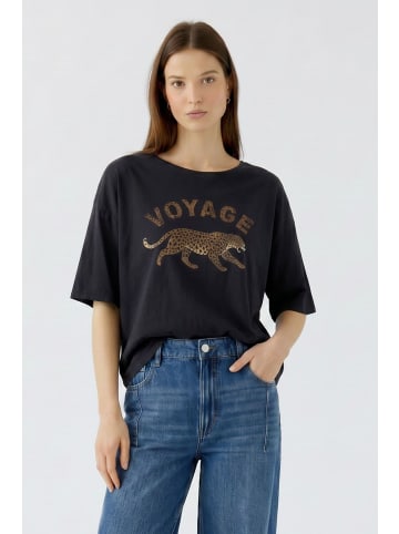 Oui T-Shirt in washed out black