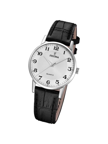 Analog-Armbanduhr Festina Klassik schwarz klein (ca. 29mm)