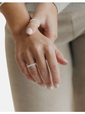 GOOD.designs Perlenring in Mondstein