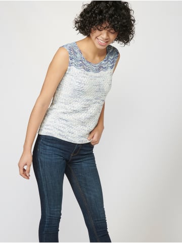 KOROSHI JERSEY TRICOT in blau