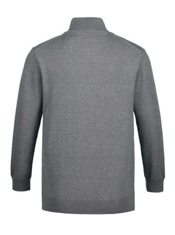 JP1880 Pullover in grau melange