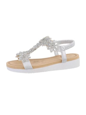 Ital-Design Sandale & Sandalette in Silber