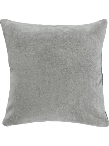 LOOKS by Wolfgang Joop Jacquard, Baumwollmischung Wendekissenhülle in grau/silber