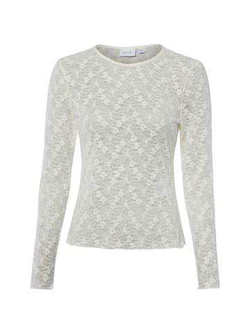 Vila Langarmshirt VIFay in ecru