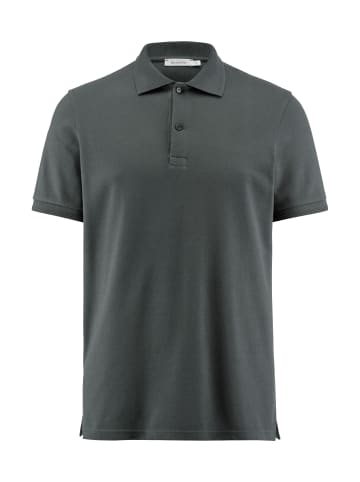 Hessnatur Premium-Zwirn Poloshirt in dunkelgrün