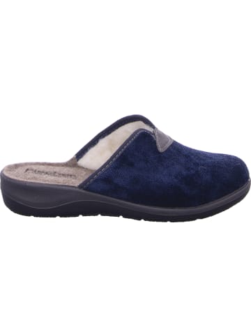 Fischer Markenschuh Pantoffel in blau