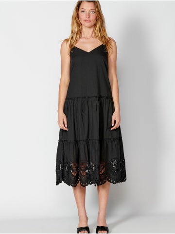 KOROSHI SOMMERLICHES HOCHKLEID in schwarz