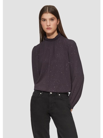 QS Bluse in 4988_aubergine