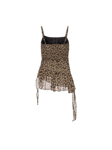aleva Women Top in BROWN LEOPARD