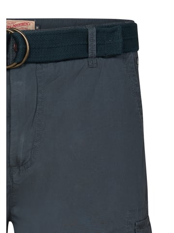 Petrol Industries Cargo-Shorts mit Gürtel in Grau