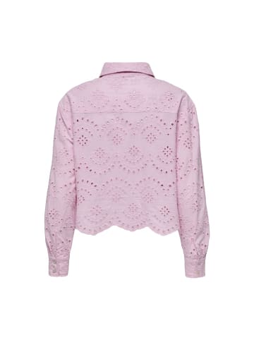 ONLY Langarmbluse in pink lady