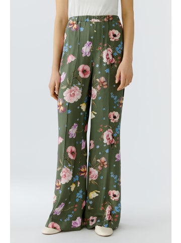 Oui Hose in khaki red