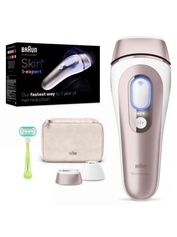 Braun IPL "Skin i-expert Pro - PL7147 + Venus Rasierer" in Weiß/Bronze