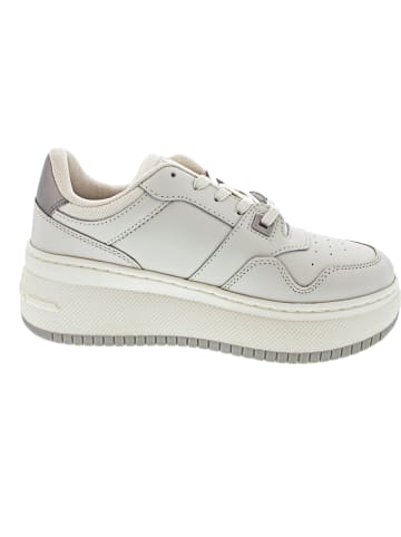 TOMMY JEANS Retro Basket Flatform Sneaker Beige