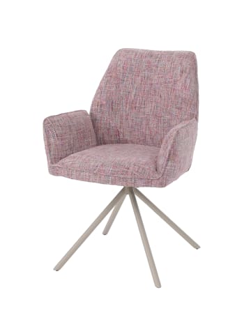 MCW Esszimmerstuhl G67, Gestell creme, rosa