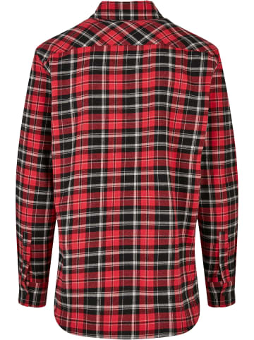 Urban Classics Urban Classics Herren Checked Roots Shirt in red/black