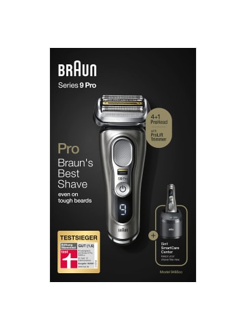 Braun Elektrischer Rasierer für Männer "Series 9 9485cc wet&dry" Grey