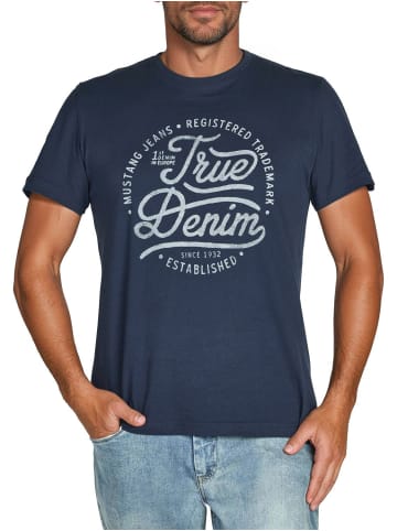 Mustang T-Shirt Basic Print 4er Pack in Mehrfarbig