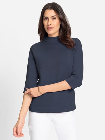 WITT WEIDEN 3/4 Arm-Pullover in rauchblau