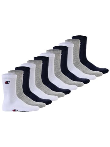 Champion Socken 12er Pack in Blau/Weiß/Grau