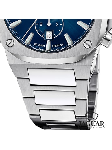 Jaguar Chronograph-Armbanduhr Jaguar RC. silber groß (ca. 42,9mm)