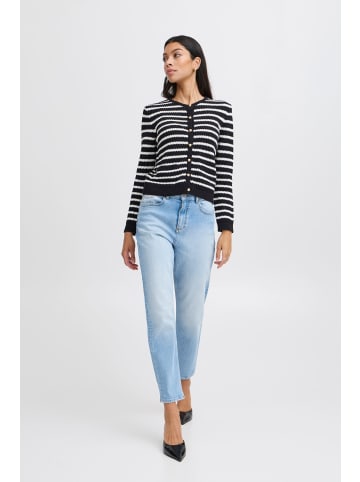 b. young BYMIKALA SHORT CARDIGAN - KNIT Regular fit in Black Mix