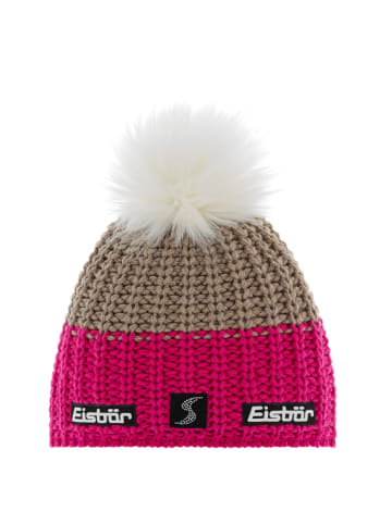 Eisbär Focus Lux Crystal MÜ SP Strickmütze in Braun
