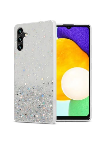 cadorabo Hülle für Samsung Galaxy A13 5G Glitter in Transparent mit Glitter