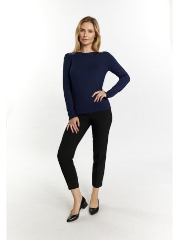usha BLACK LABEL Damen Strickpullover in Marine