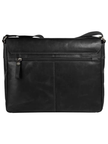 Sansibar Messenger echt Leder in schwarz