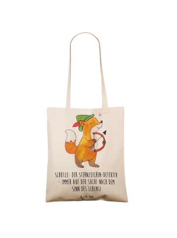 Mr. & Mrs. Panda Laptoptasche Schützenblick mit Spruch in Creme