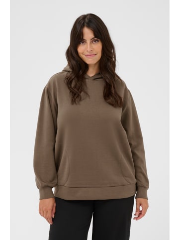 KAFFE curve Trackjacket-sweat KCannita Loose fit in Morel