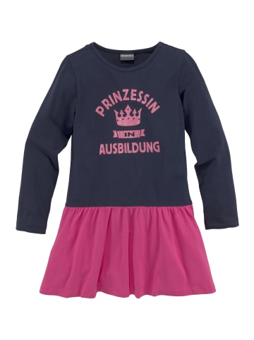 Kidsworld Jerseykleid in marine-pink