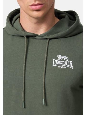 Lonsdale Hoodie "Talmine" in Grün