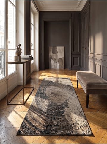 KADIMA DESIGN Läufer Abstrakt pflegeleicht Wohnzimmer Schlafzimmer Flur Esszimmer in Braun
