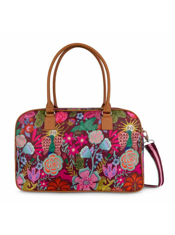 Oilily Schokland Treasues Carine Schultertasche 42 cm in cabernet